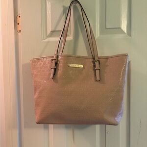 MICHAEL Michael Kors Beige Embossed Tote